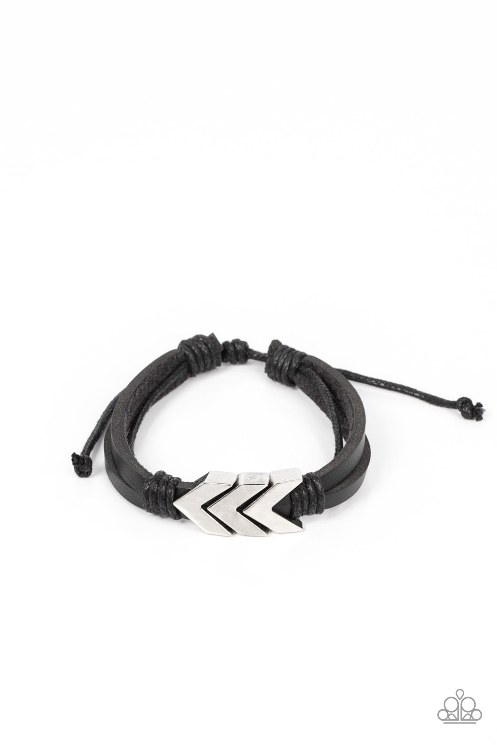 Arrow Pharaoh - Black Paparazzi Bracelet (#4475)