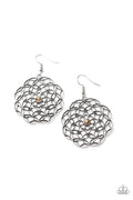 Botanical Bash - Brown Paparazzi Earrings