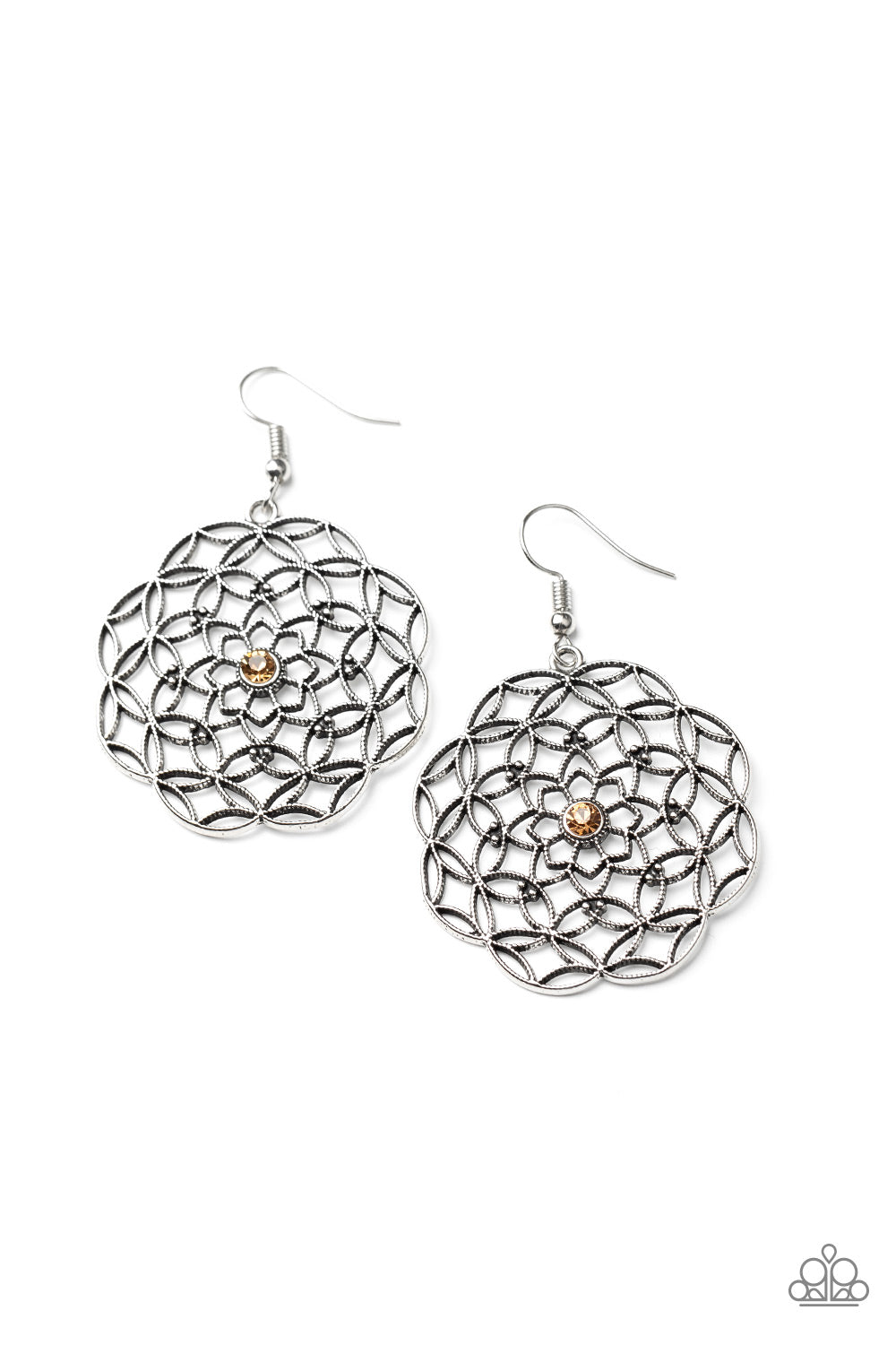 Botanical Bash - Brown Paparazzi Earrings