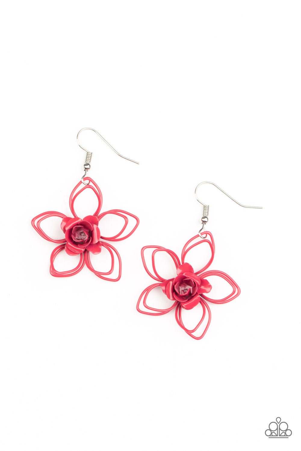 Botanical Bonanza - Pink Paparazzi Earrings