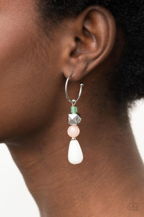 Boulevard Stroll - Multi Paparazzi Earrings (#4233)