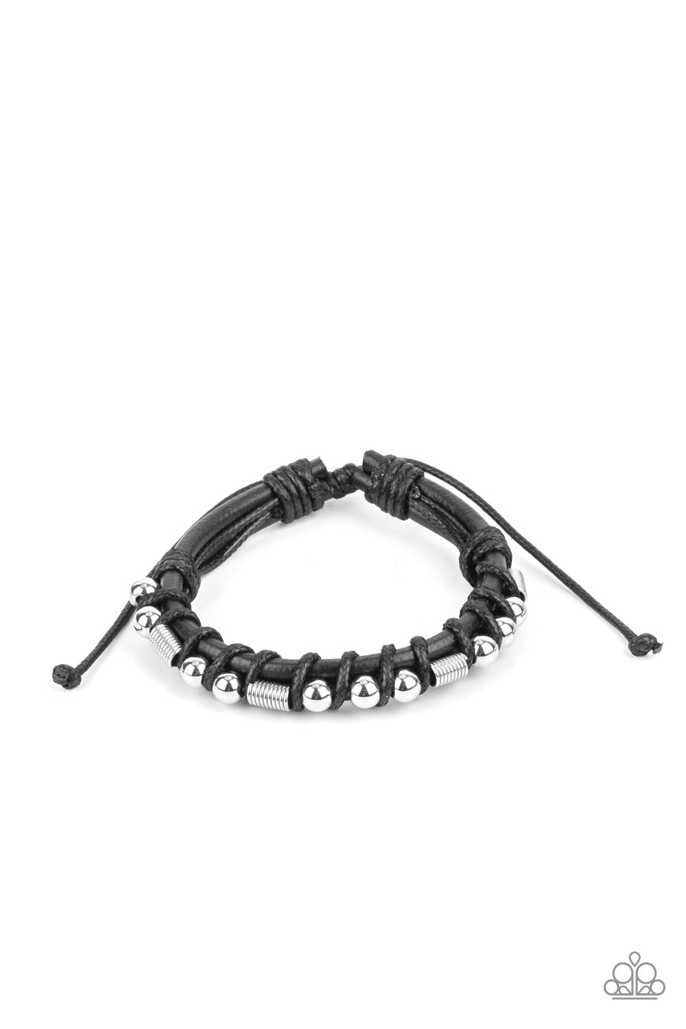 Bronco Brawler - Black Paparazzi Bracelet (#3288)