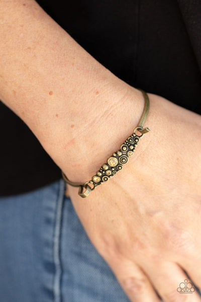 Bubbling Whimsy - Brass Paparazzi Bracelet