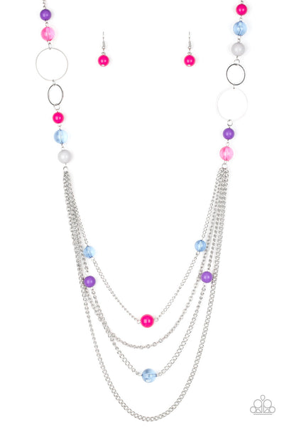 Bubbly Bright - Multi-Paparazzi Necklace (#1435)