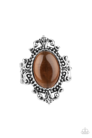 Can You SEER What I SEER - Brown Paparazzi Ring (R170)