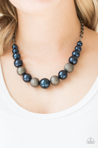 Color Me CEO - Blue Paparazzi Necklace (#841)