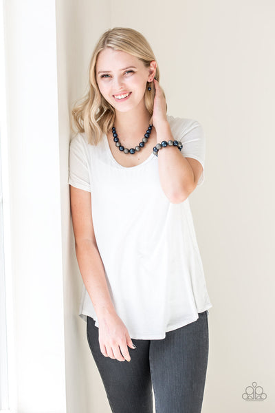 Color Me CEO - Blue Paparazzi Necklace (#841)