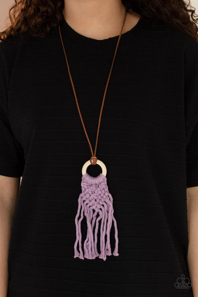 Crafty Couture - Purple Paparazzi Necklace