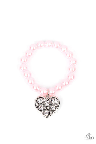 Cutely Crushing - Pink Paparazzi Bracelet (#2324)