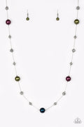 Eloquently Eloquent - Multi Paparazzi Necklace (PZ-740)