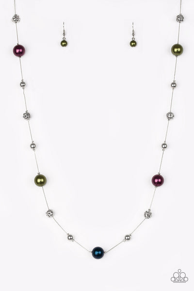 Eloquently Eloquent - Multi Paparazzi Necklace (PZ-740)