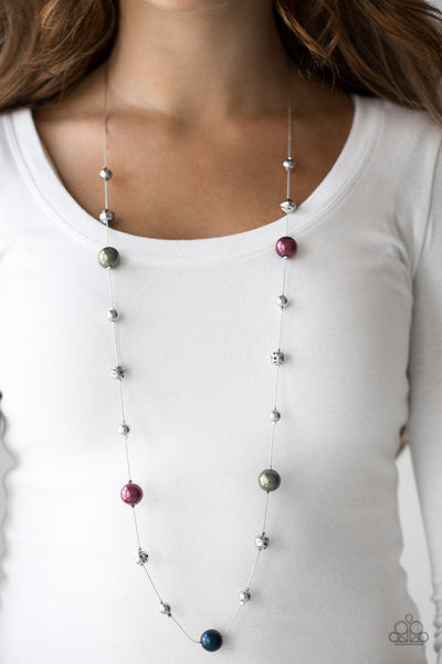 Eloquently Eloquent - Multi Paparazzi Necklace (PZ-740)
