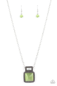Ethereally Elemental - Green Paparazzi Necklace
