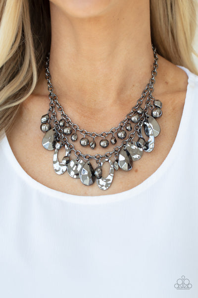 Extra Exhilarating - Black Paparazzi Necklace