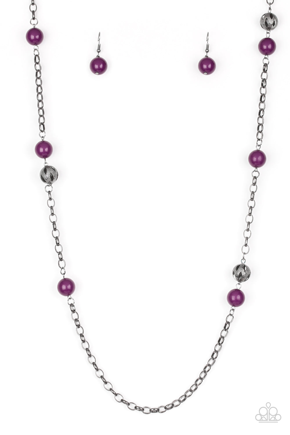 Fashion Fad - Purple Paparazzi Necklace (#1581)