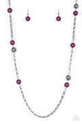Fashion Fad - Purple Paparazzi Necklace (#1581)