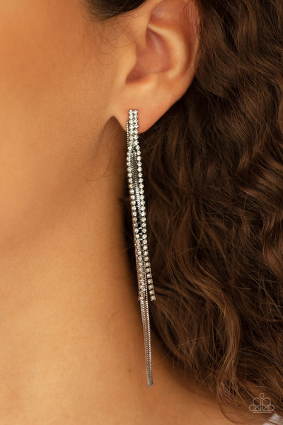 Paparazzi Earrings - Flavor of the SLEEK - Black (#1888)