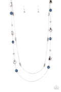 Gala Goals - Blue Paparazzi Necklace (#2655)