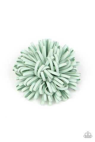 Give Me a SPRING - Green-Paparazzi Hair Accessories (#1411)