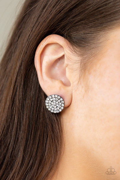 Greatest Of All Time - Black Paparazzi Earrings