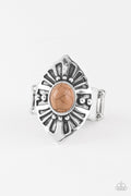 HOMESTEAD For The Weekend - Brown - Paparazzi Ring (R176)