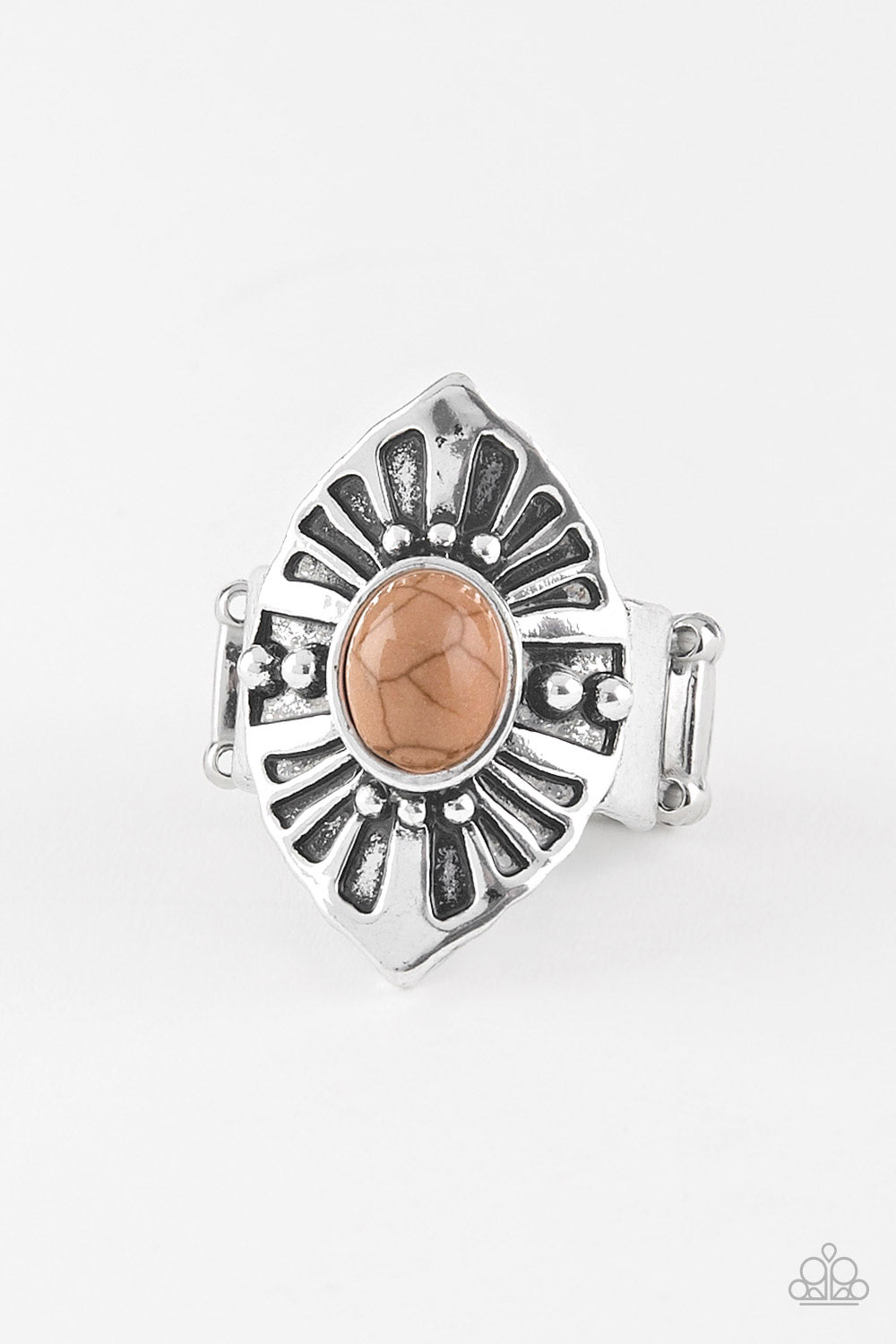 HOMESTEAD For The Weekend - Brown - Paparazzi Ring (R176)