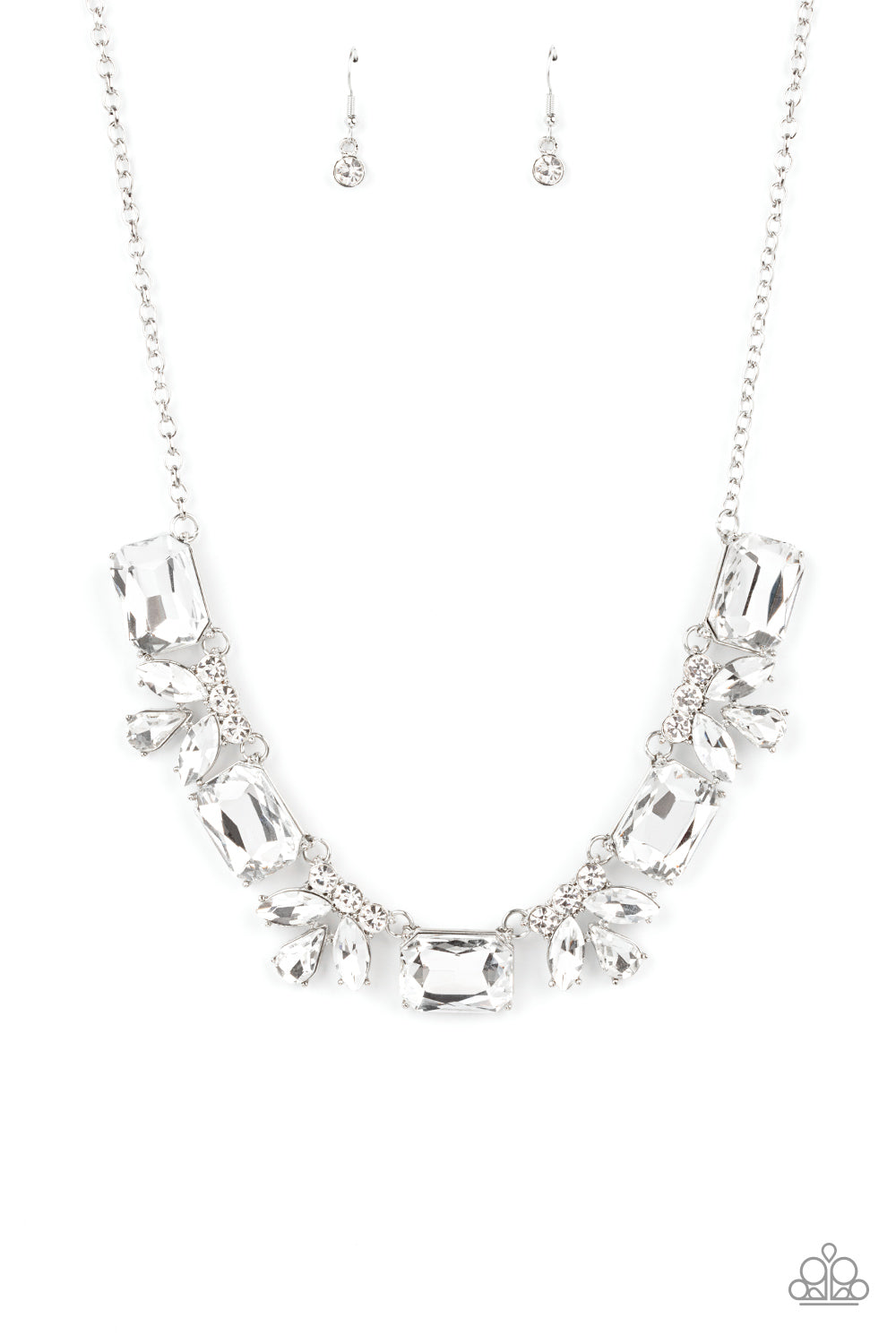 Long Live Sparkle - White Paparazzi Necklace EMP2021 Exclusive