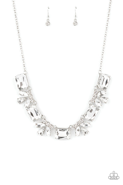 Long Live Sparkle - White Paparazzi Necklace EMP2021 Exclusive