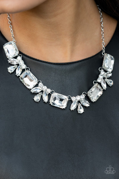 Long Live Sparkle - White Paparazzi Necklace EMP2021 Exclusive