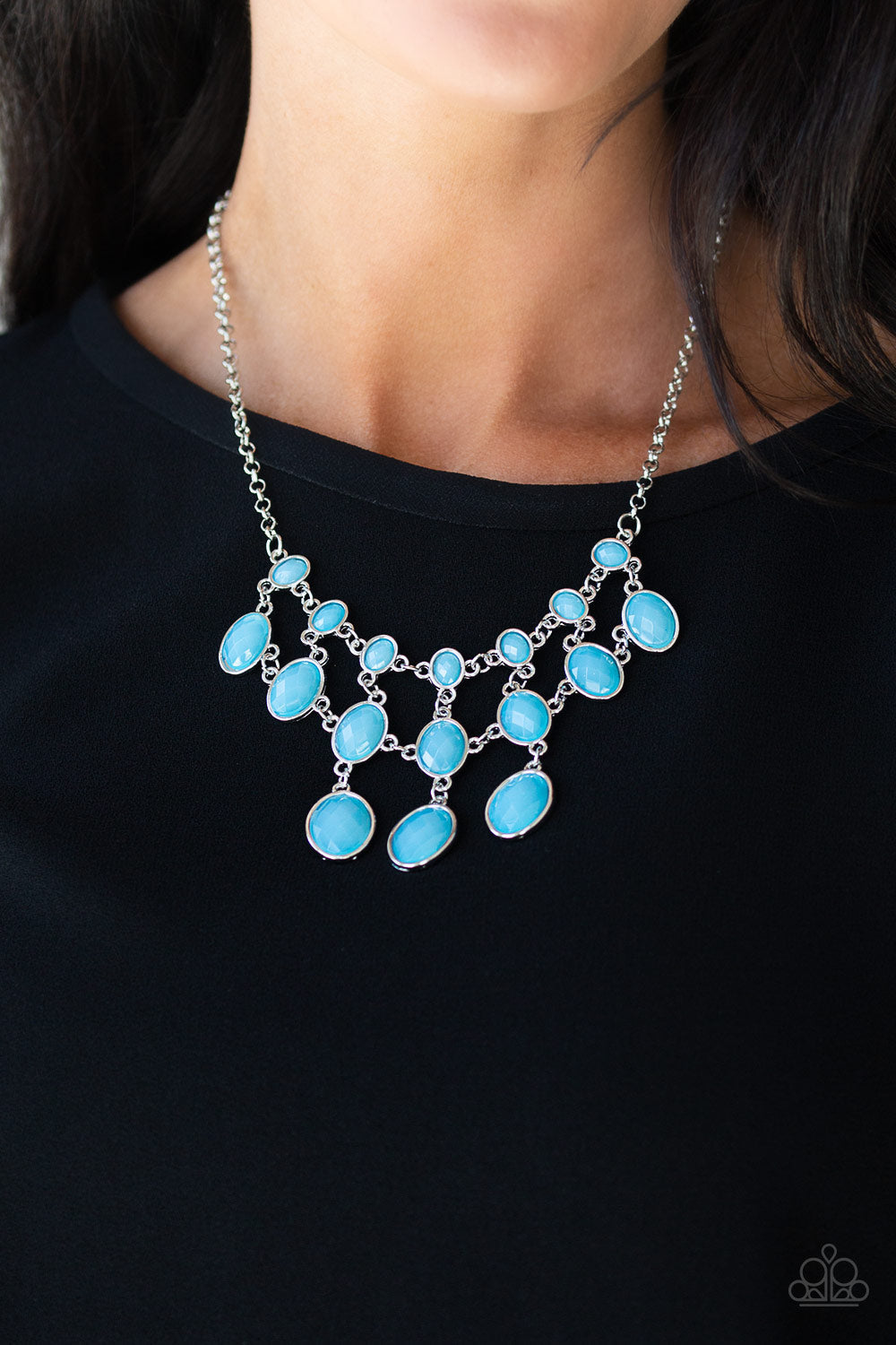Paparazzi Necklace - Mermaid Marmalade - Blue (PZ-543)