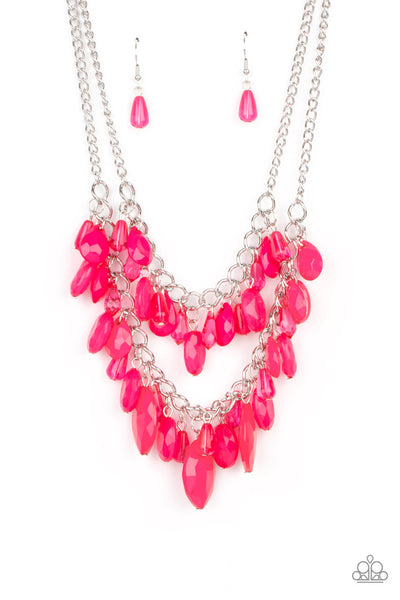 Midsummer Mixer - Pink Paparazzi Necklace