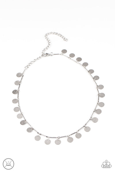 Musically Minimalist - Silver Paparazzi Necklace