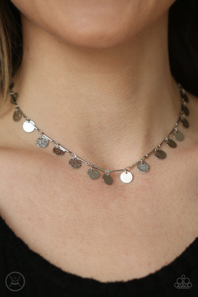Musically Minimalist - Silver Paparazzi Necklace