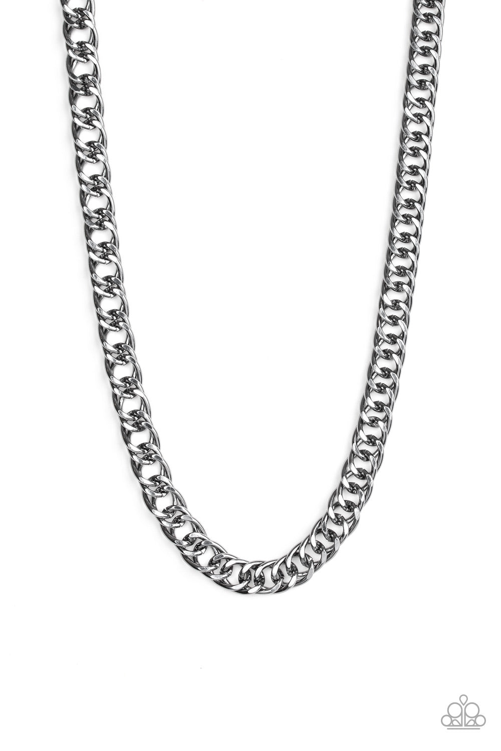 Paparazzi Men's Necklace - Omega - Black (#2064)