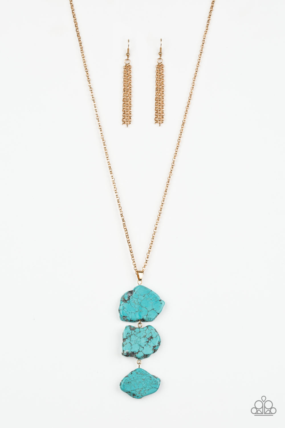 Paprazzi Necklace - On The ROAM Again - Gold (#1983)