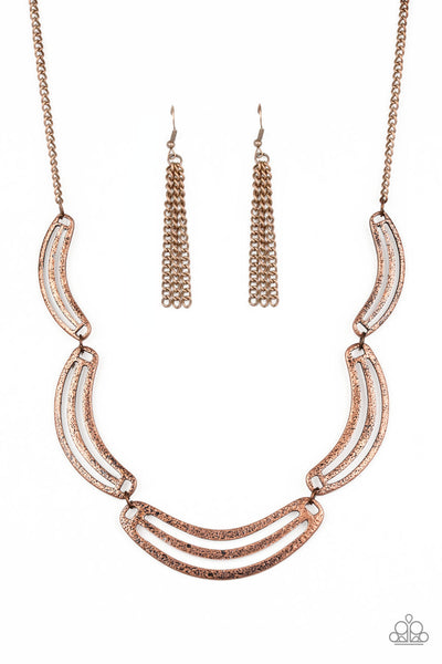 Paparazzi Necklace - Palm Springs Pharaoh - Copper (PZ-1077)