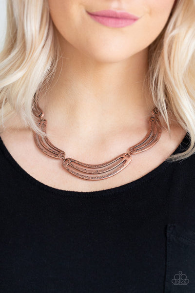 Paparazzi Necklace - Palm Springs Pharaoh - Copper (PZ-1077)