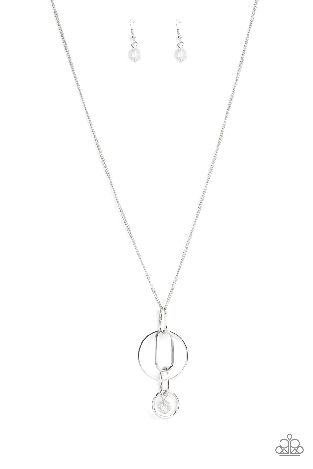 Park Avenue Palace - White Paparazzi Necklace (PZ-033)