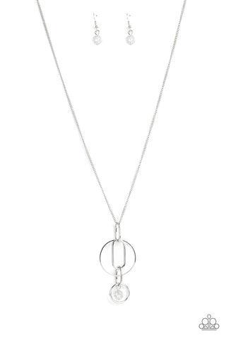 Park Avenue Palace - White Paparazzi Necklace (PZ-033)