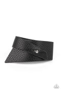 PIECE Offering - Black Paparazzi Wrap Bracelet