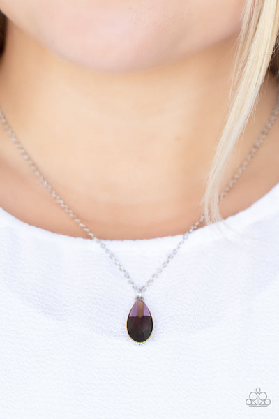 Prismatically Polished - Purple Paparazzi Necklace