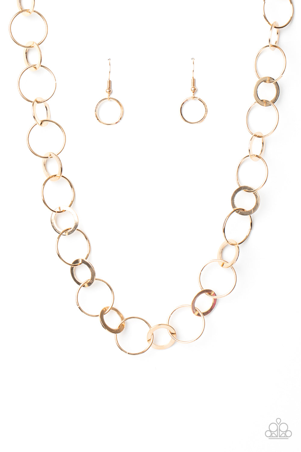 Revolutionary Radiance - Gold Paparazzi Necklace