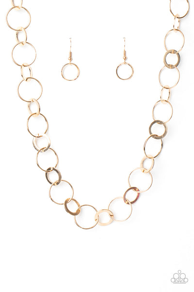 Revolutionary Radiance - Gold Paparazzi Necklace