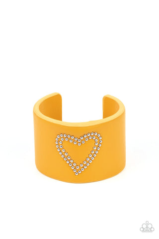 Rodeo Romance - Yellow Paparazzi Bracelet (#4752)