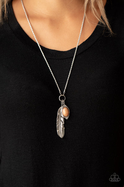 Sahara Quest - Brown Paparazzi Necklace (#1604)