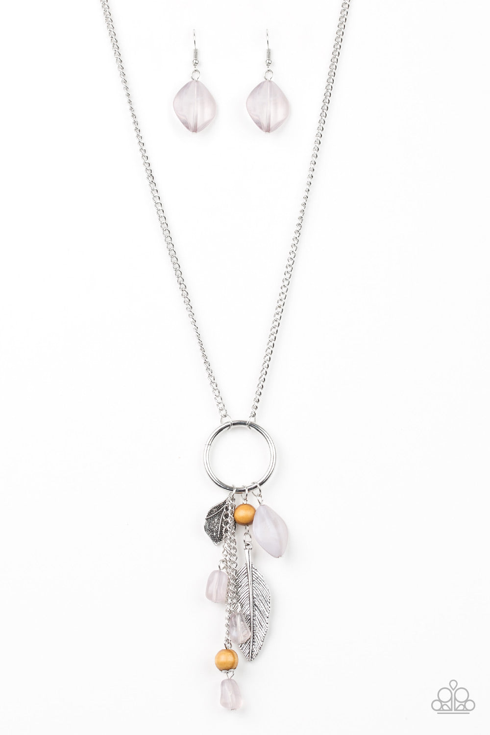Sky High Style - Silver-Paparazzi Necklace (#1146)