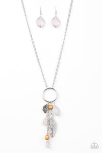 Sky High Style - Silver-Paparazzi Necklace (#1146)