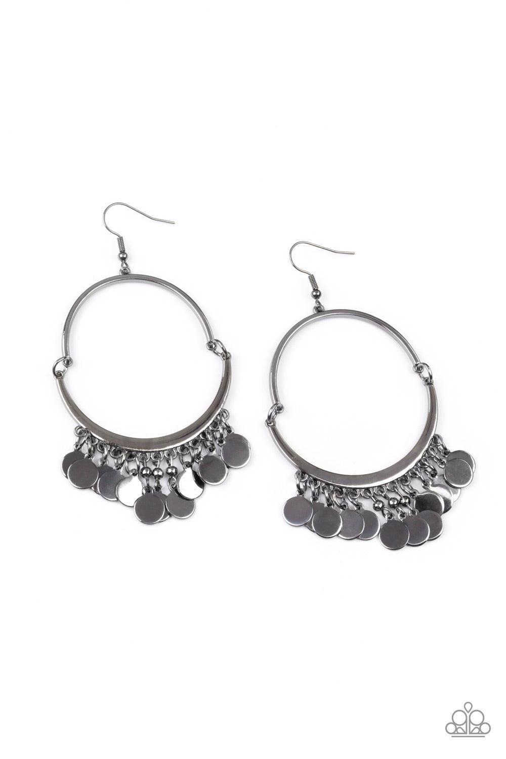 Speed of SPOTLIGHT - Black Paparazzi Earrings