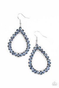 Stay Sharp - Blue Paparazzi Earrings