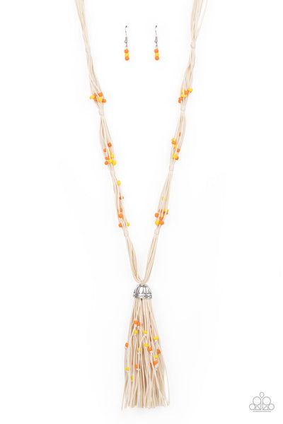 Summery Sensations - Orange Paparazzi Necklace